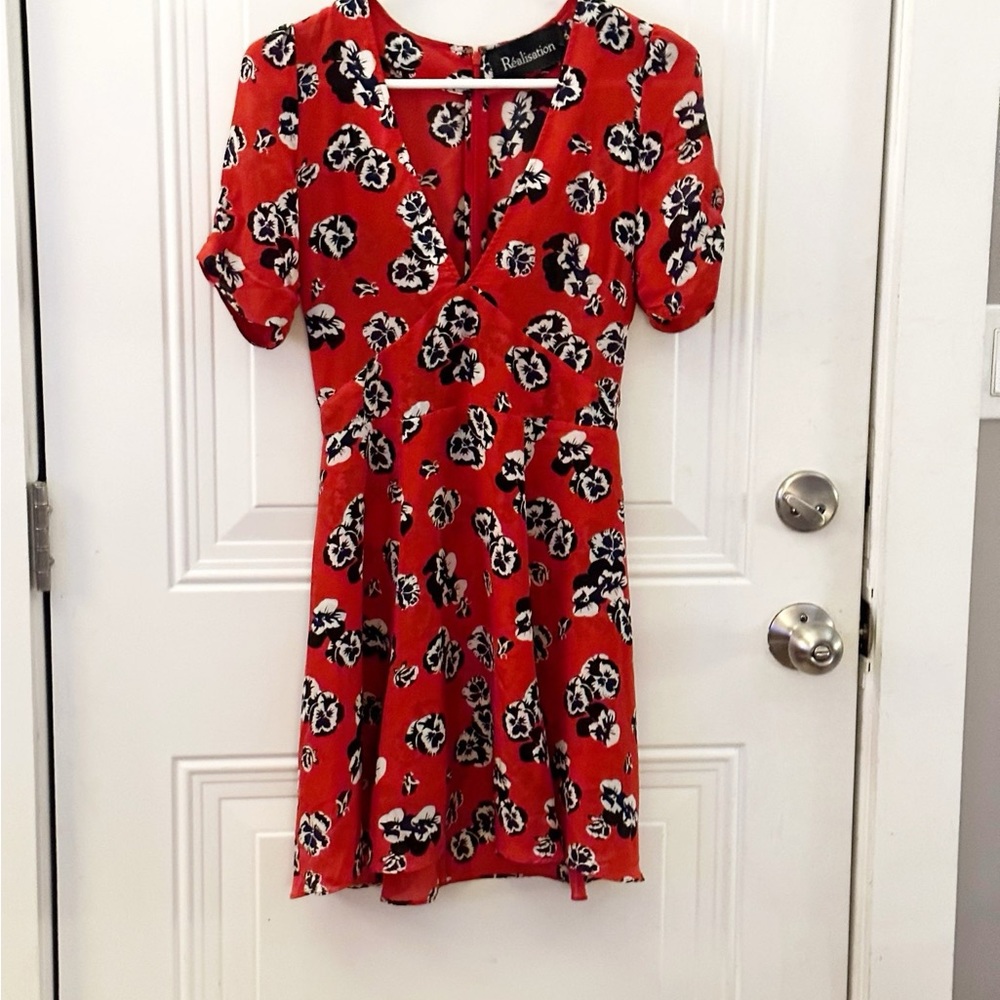 Realisation Par Ozzie Dress Red Sz XS